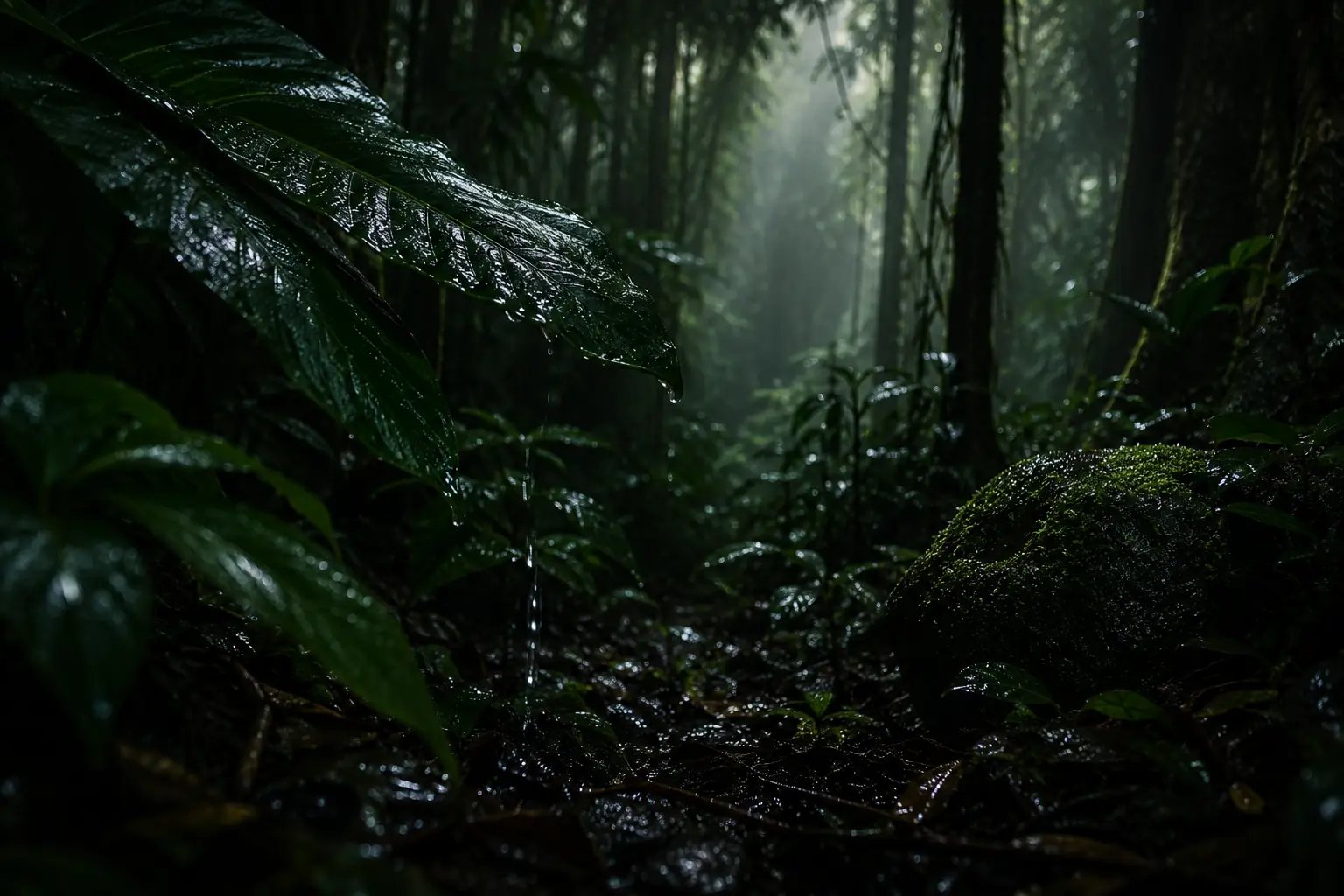 Forest imagery from Blue Lotus Experience